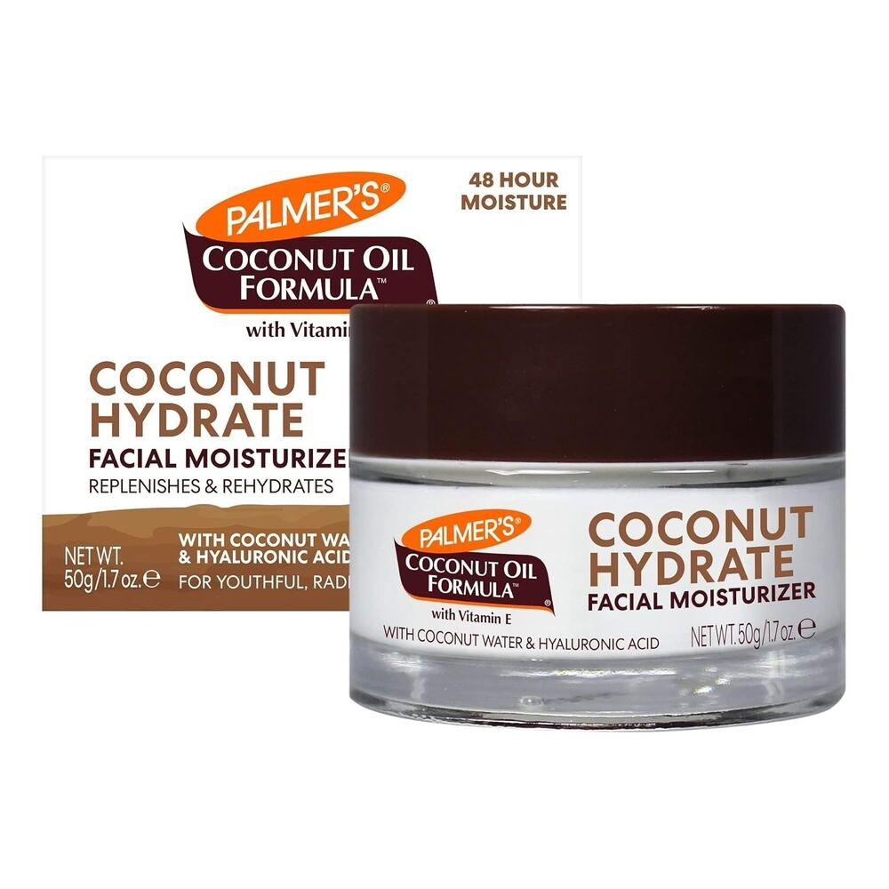 Palmer's Coconut Oil Formula Coconut Water Face Moisturizer White 1.7 Ounce Jar